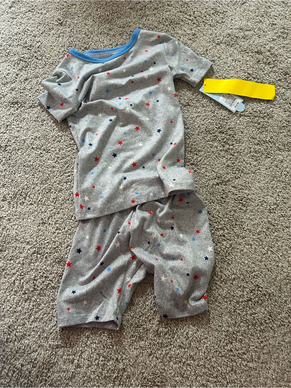 Cat & Jack 4T Gray Star PJ Set NWT